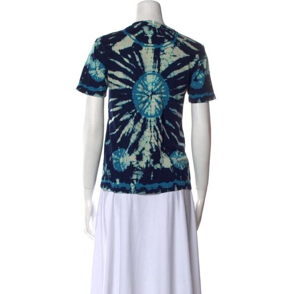Proenza Schouler White Label Women's Tie Dye Short Sleeve Shirt Top XS - Picture 3 of 5